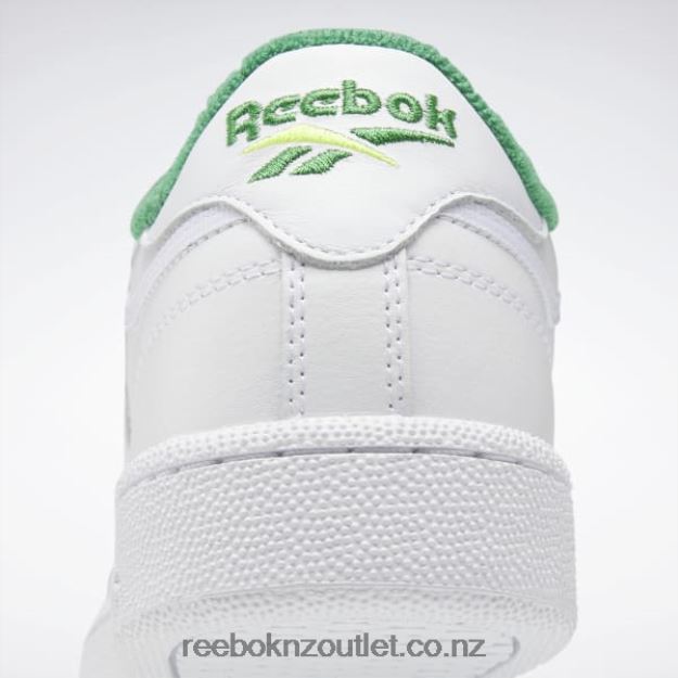 Ftwr White/Glen Green/Solar Acid Yellow 2B4626784 Club C 85 Shoes Reebok