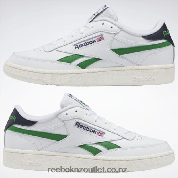 Ftwr White/Glen Green/Vector Navy 2B4626198 Club C Revenge Shoes Reebok