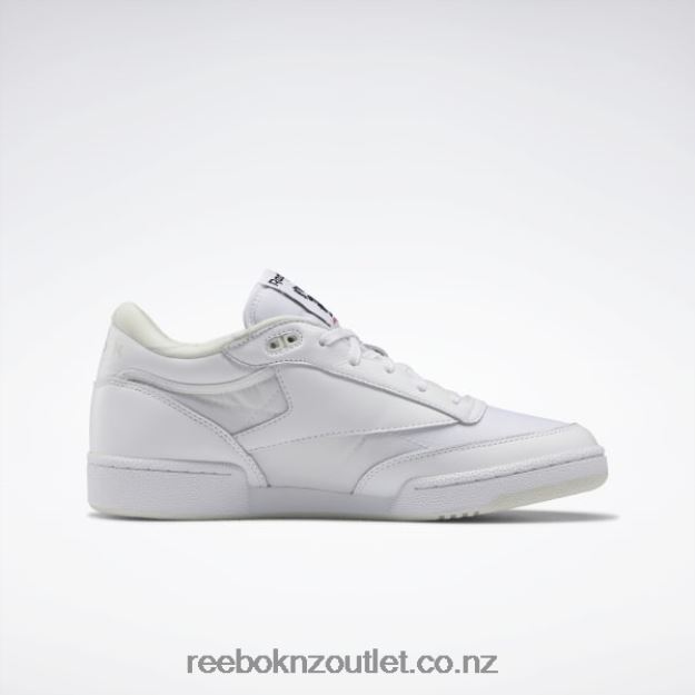 Ftwr White/Morning Fog 2B4626329 Club C 85 Mid II Shoes Reebok
