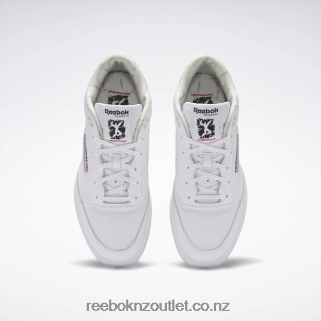 Ftwr White/Morning Fog 2B4626329 Club C 85 Mid II Shoes Reebok