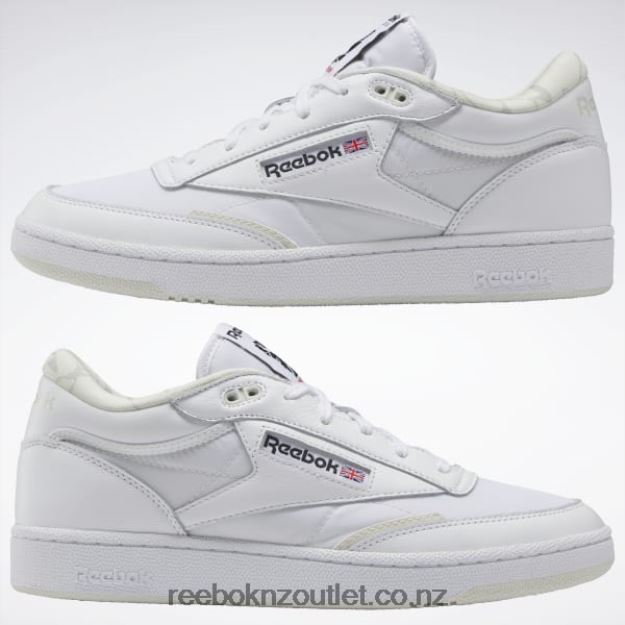 Ftwr White/Morning Fog 2B4626329 Club C 85 Mid II Shoes Reebok