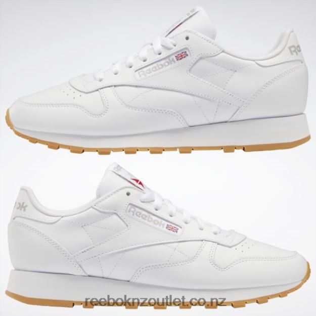 Ftwr White/Pure Grey 3/Reebok Rubber Gum-03 2B462626 Classic Leather Shoes Reebok