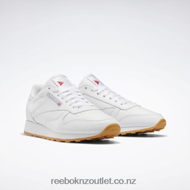 Ftwr White/Pure Grey 3/Reebok Rubber Gum-03 2B462626 Classic Leather Shoes Reebok