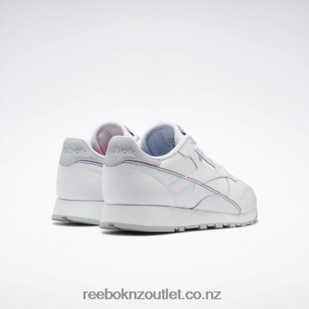 Ftwr White/Vector Blue 2B4626224 Classic Leather Make It Yours Shoes Reebok