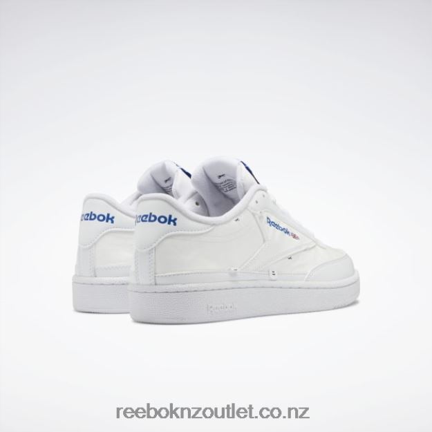 Ftwr White/Vector Blue 2B4626452 Club C 85 x U Shoes Reebok