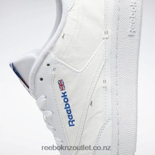 Ftwr White/Vector Blue 2B4626452 Club C 85 x U Shoes Reebok
