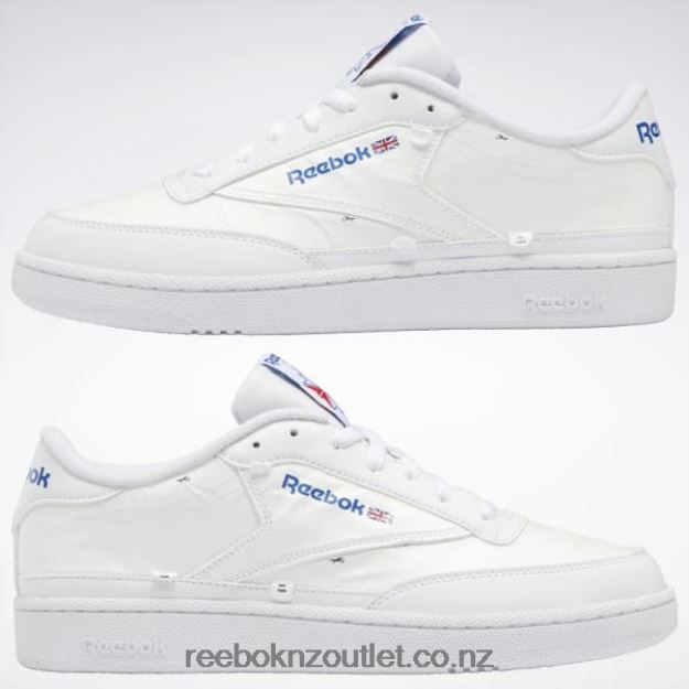 Ftwr White/Vector Blue 2B4626452 Club C 85 x U Shoes Reebok