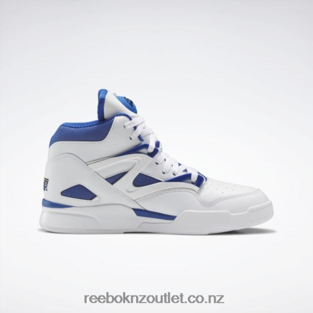 Ftwr White/Vector Blue/Core Black 2B4626444 Pump Omni Zone II Shoes Reebok