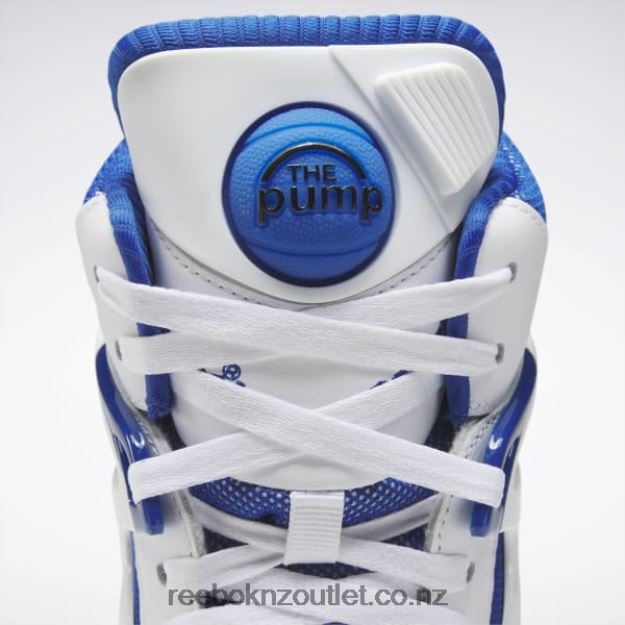 Ftwr White/Vector Blue/Core Black 2B4626444 Pump Omni Zone II Shoes Reebok