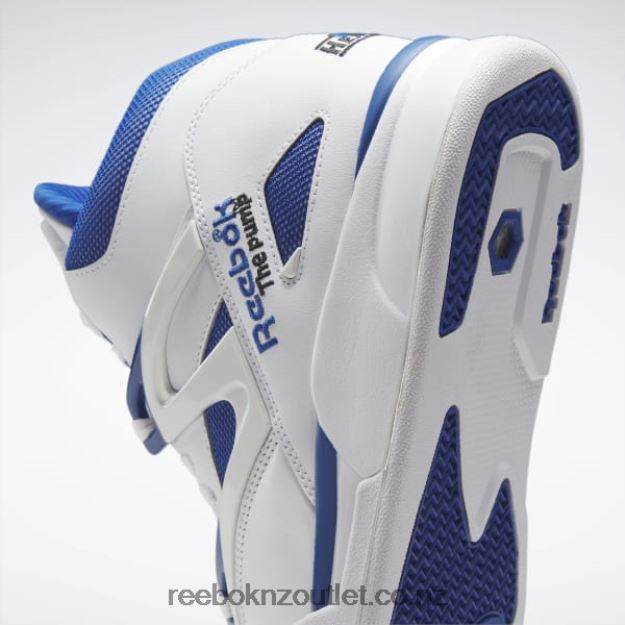 Ftwr White/Vector Blue/Core Black 2B4626444 Pump Omni Zone II Shoes Reebok