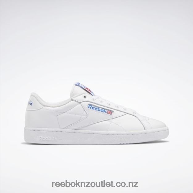 Ftwr White/Vector Blue/Vector Red 2B4626140 Club C Grounds Shoes Reebok