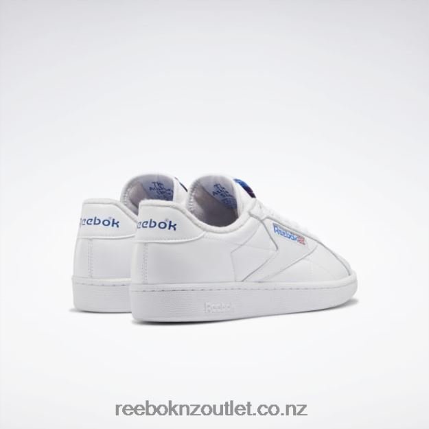 Ftwr White/Vector Blue/Vector Red 2B4626140 Club C Grounds Shoes Reebok
