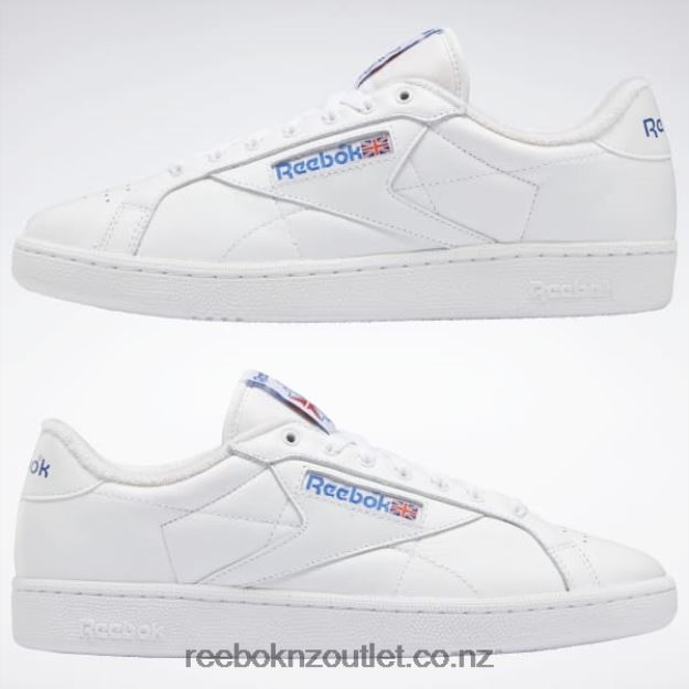 Ftwr White/Vector Blue/Vector Red 2B4626140 Club C Grounds Shoes Reebok