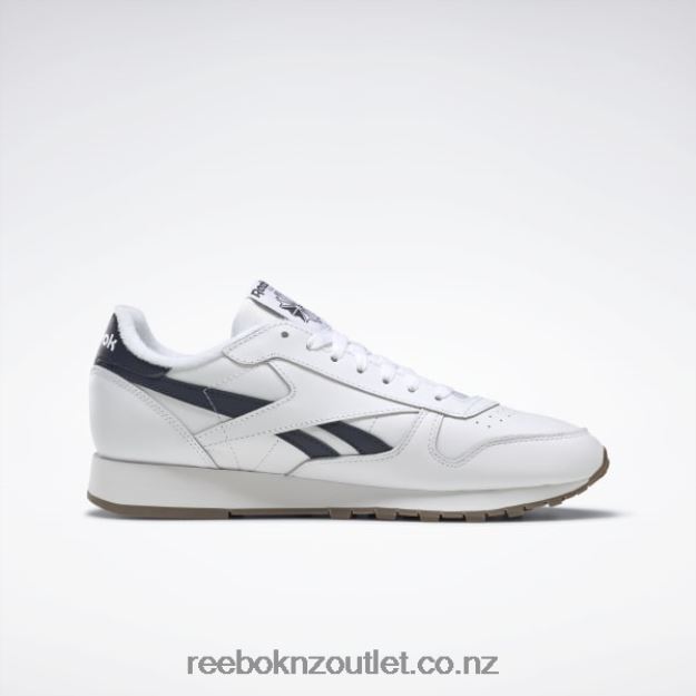 Ftwr White/Vector Navy 2B462649 Classic Leather Shoes Reebok