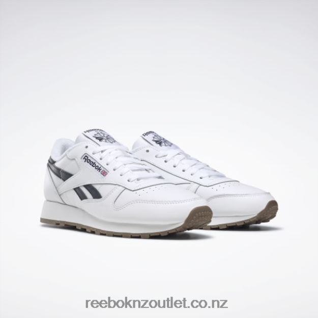 Ftwr White/Vector Navy 2B462649 Classic Leather Shoes Reebok