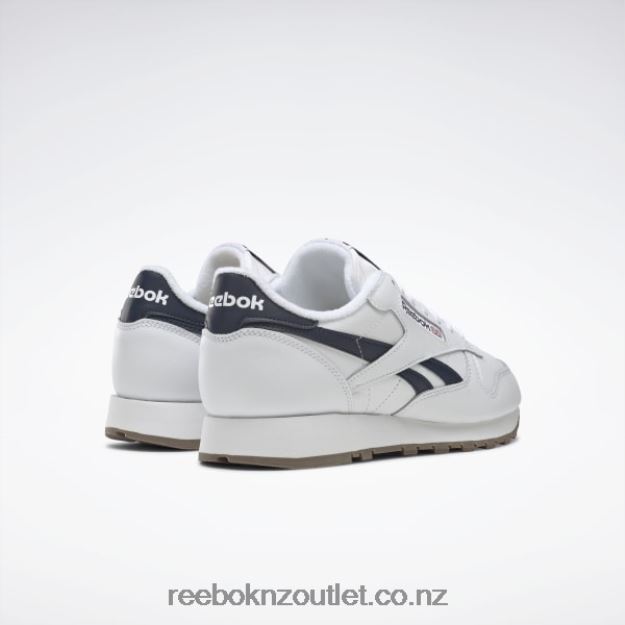 Ftwr White/Vector Navy 2B462649 Classic Leather Shoes Reebok