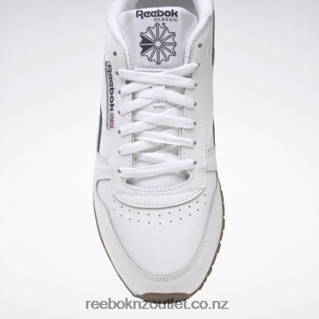 Ftwr White/Vector Navy 2B462649 Classic Leather Shoes Reebok