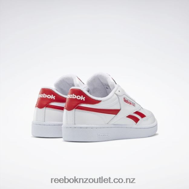 Ftwr White/Vector Red 2B4626229 Club C Revenge Shoes Reebok
