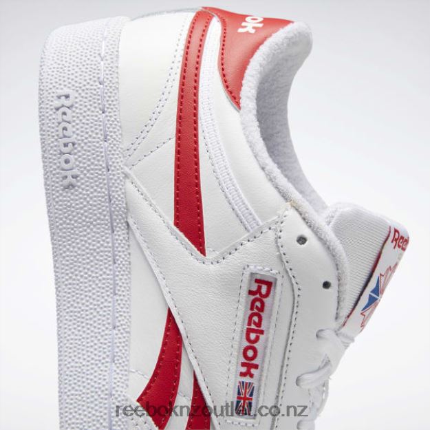 Ftwr White/Vector Red 2B4626229 Club C Revenge Shoes Reebok
