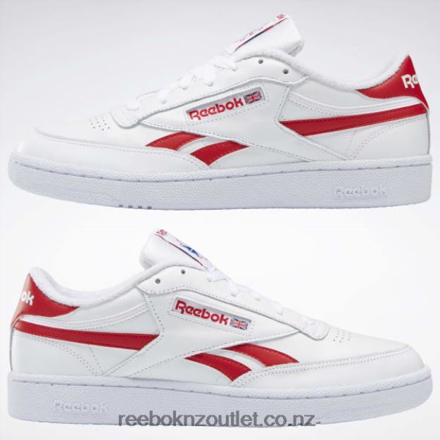 Ftwr White/Vector Red 2B4626229 Club C Revenge Shoes Reebok