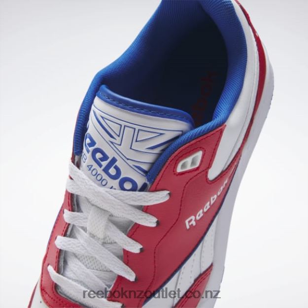Ftwr White/Vector Red/Vector Blue 2B4626252 BB 4000 II Basketball Shoes Reebok