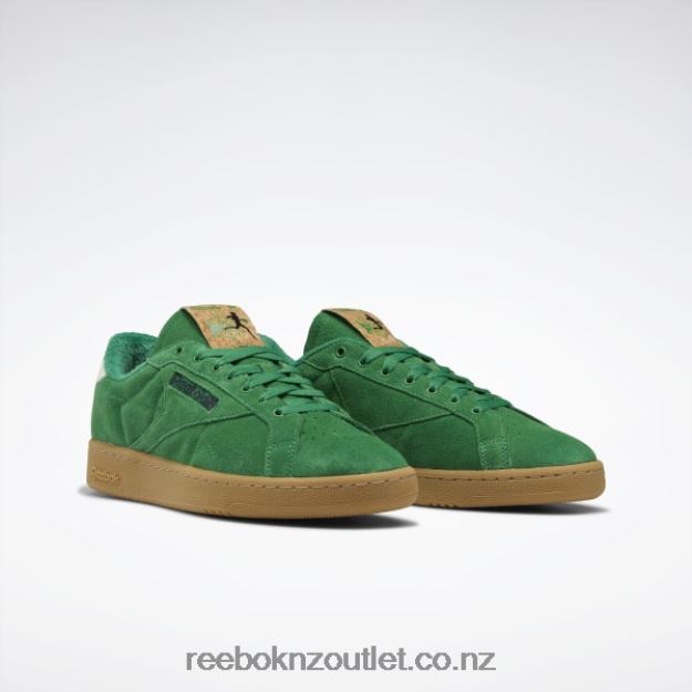 Glen Green/Vector Red/Reebok Rubber Gum-04 2B4626334 Club C 85 Grounds Shoes Reebok