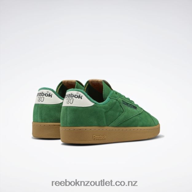 Glen Green/Vector Red/Reebok Rubber Gum-04 2B4626334 Club C 85 Grounds Shoes Reebok