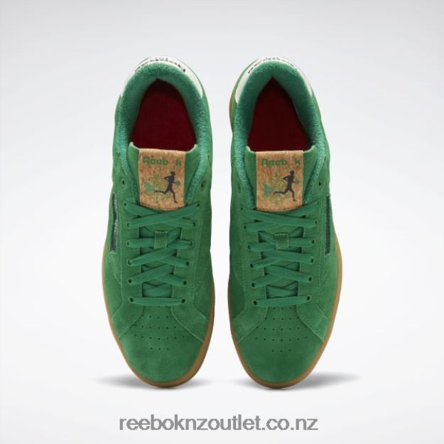 Glen Green/Vector Red/Reebok Rubber Gum-04 2B4626334 Club C 85 Grounds Shoes Reebok