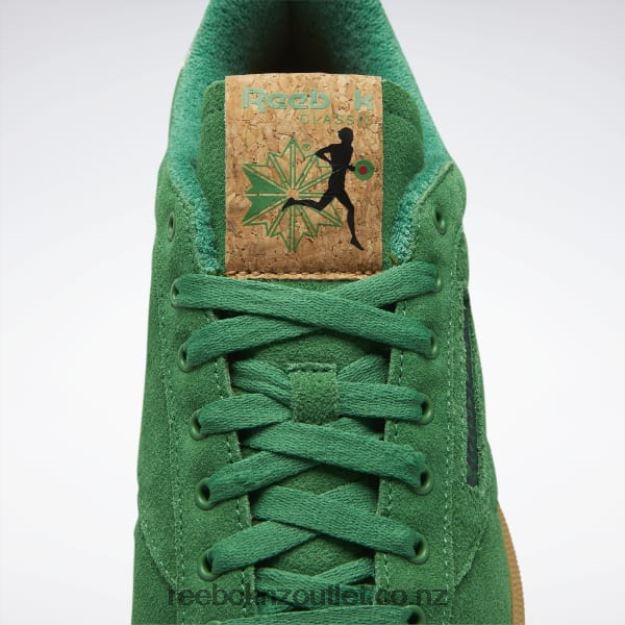 Glen Green/Vector Red/Reebok Rubber Gum-04 2B4626334 Club C 85 Grounds Shoes Reebok