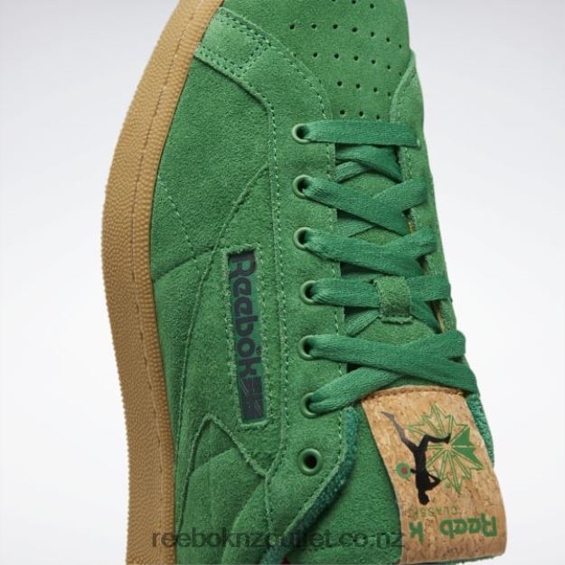 Glen Green/Vector Red/Reebok Rubber Gum-04 2B4626334 Club C 85 Grounds Shoes Reebok