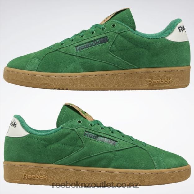 Glen Green/Vector Red/Reebok Rubber Gum-04 2B4626334 Club C 85 Grounds Shoes Reebok