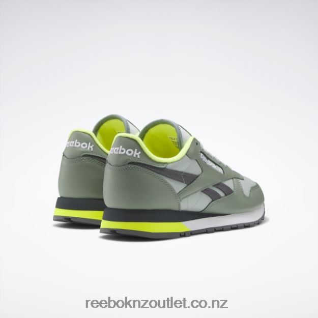 Harmony Green/Sea Spray/Pure Grey 7 2B4626123 Classic Leather Shoes Reebok