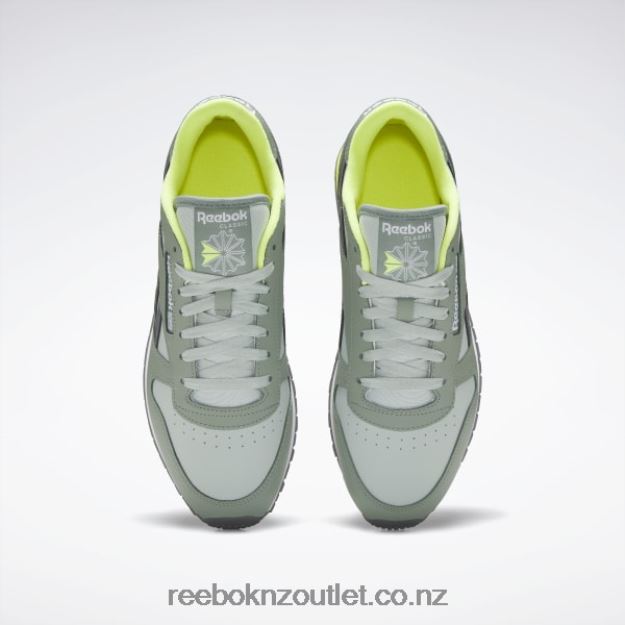 Harmony Green/Sea Spray/Pure Grey 7 2B4626123 Classic Leather Shoes Reebok
