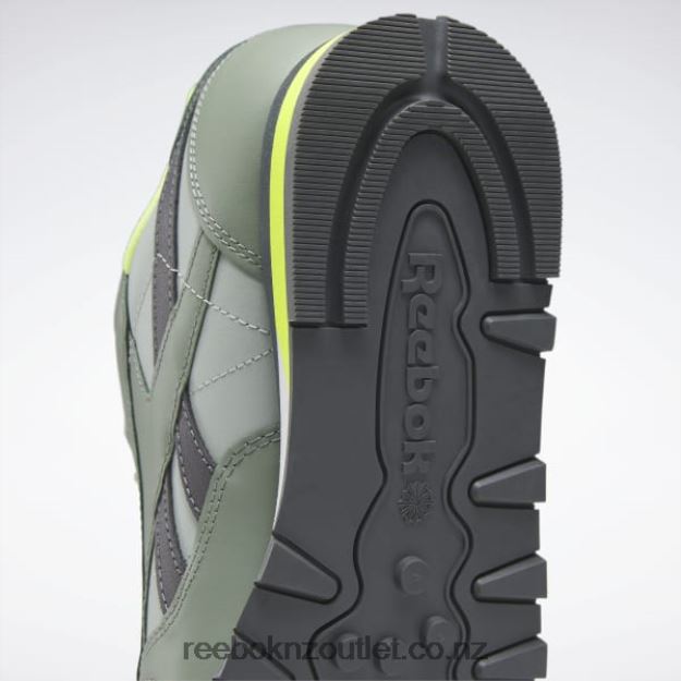 Harmony Green/Sea Spray/Pure Grey 7 2B4626123 Classic Leather Shoes Reebok