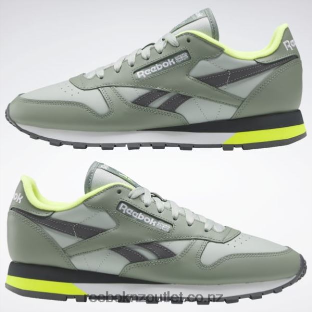 Harmony Green/Sea Spray/Pure Grey 7 2B4626123 Classic Leather Shoes Reebok