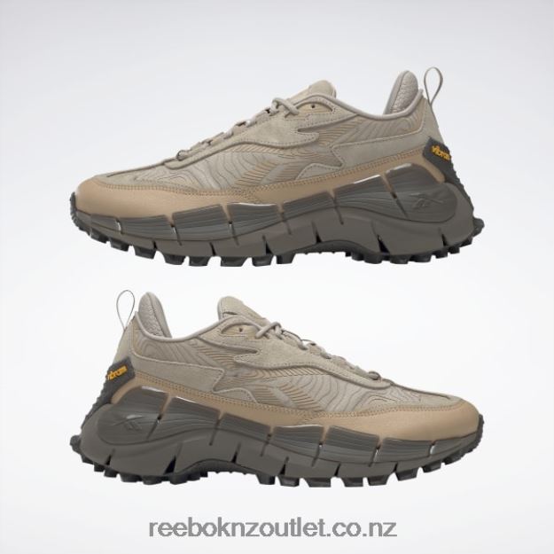 Modern Beige/Sahara/Trek Grey 2B462682 Zig Kinetica 2.5 Edge Shoes Reebok
