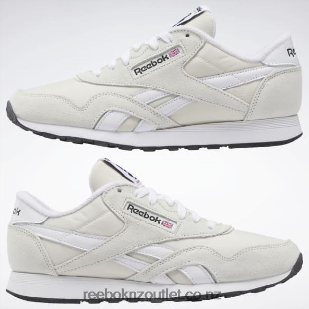 Morning Fog/Ftwr White/Core Black 2B4626425 Classic Nylon Shoes Reebok