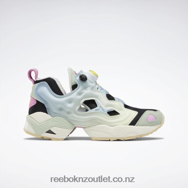 Pantone/Core Black 2B4626151 Smiley Instapump Fury 95 Shoes Reebok