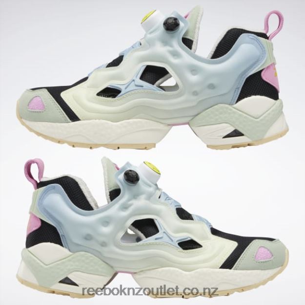 Pantone/Core Black 2B4626151 Smiley Instapump Fury 95 Shoes Reebok