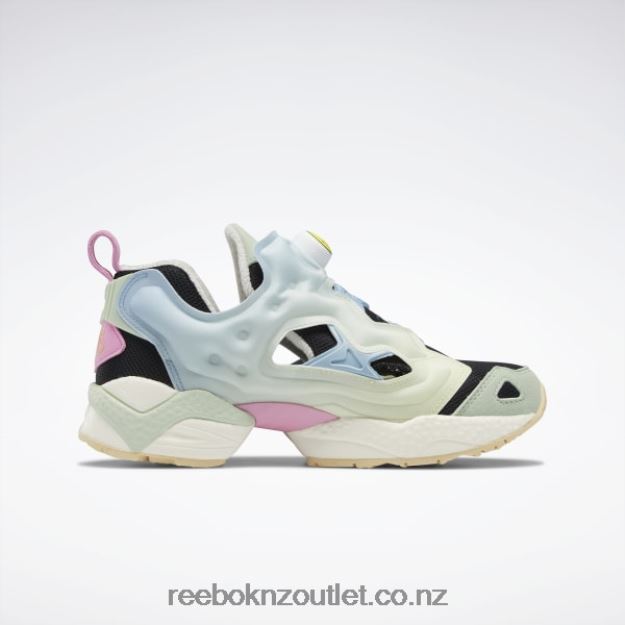 Pantone/Core Black 2B4626151 Smiley Instapump Fury 95 Shoes Reebok