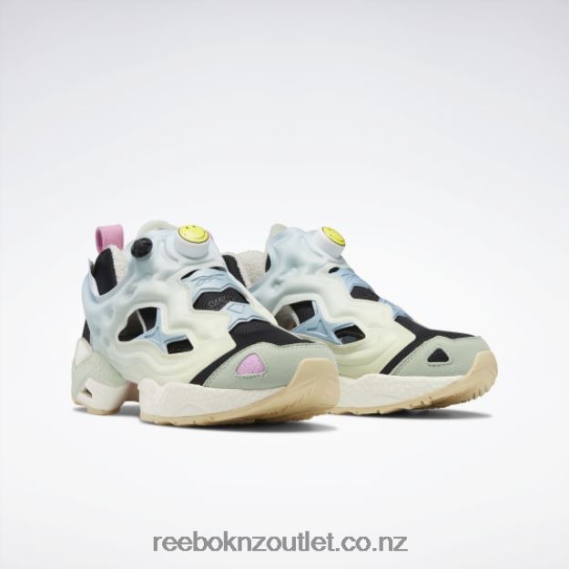 Pantone/Core Black 2B4626151 Smiley Instapump Fury 95 Shoes Reebok