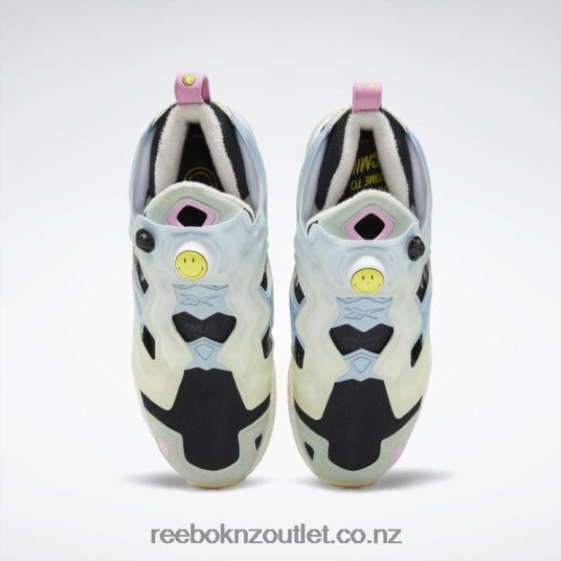 Pantone/Core Black 2B4626151 Smiley Instapump Fury 95 Shoes Reebok