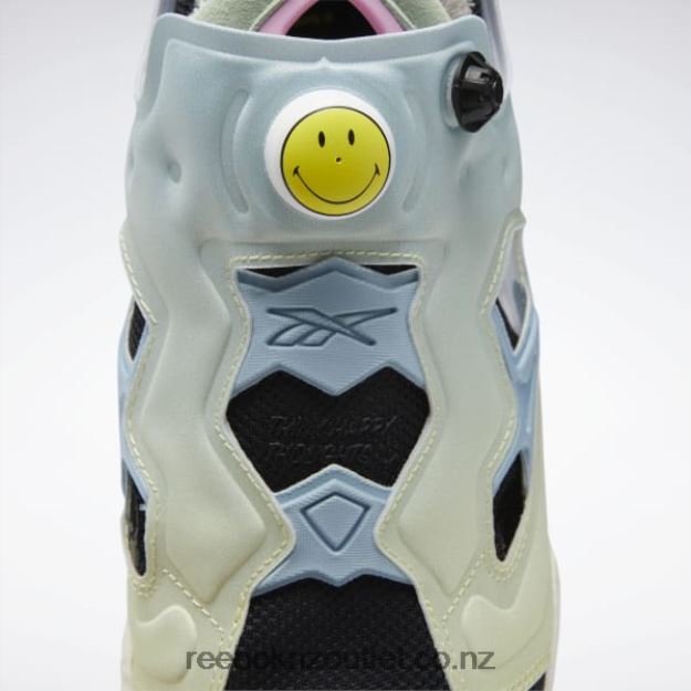 Pantone/Core Black 2B4626151 Smiley Instapump Fury 95 Shoes Reebok