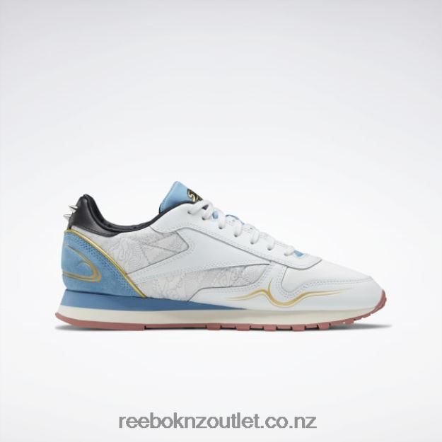 Polar Blue/Tough Blue/Core Black 2B4626929 Street Fighter Classic Leather Shoes Reebok