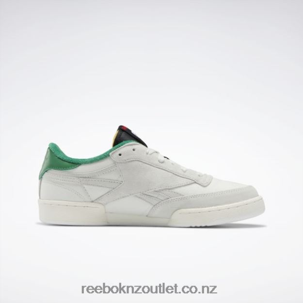 Pure Grey 1/Black/Glen Green 2B4626354 Club C Revenge Shoes Reebok