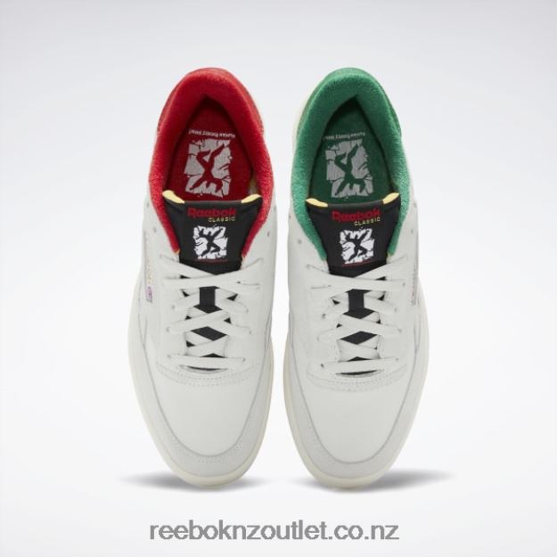 Pure Grey 1/Black/Glen Green 2B4626354 Club C Revenge Shoes Reebok