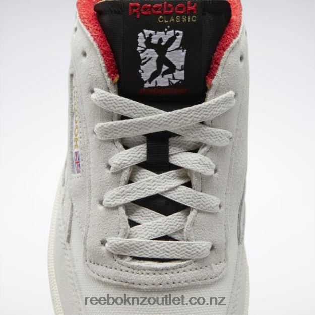 Pure Grey 1/Black/Glen Green 2B4626354 Club C Revenge Shoes Reebok