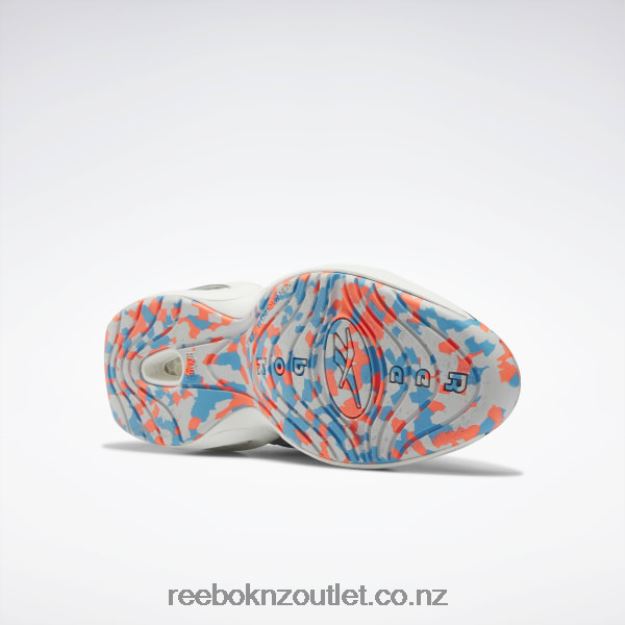 Pure Grey 2/Chalk/Core Black 2B462636 Question Low Basketball Shoes Reebok