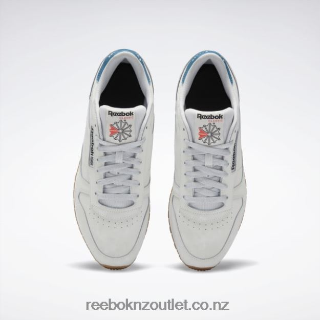 Pure Grey 2/Pure Grey 1/Steely Blue S23-R 2B4626135 Classic Leather Shoes Reebok