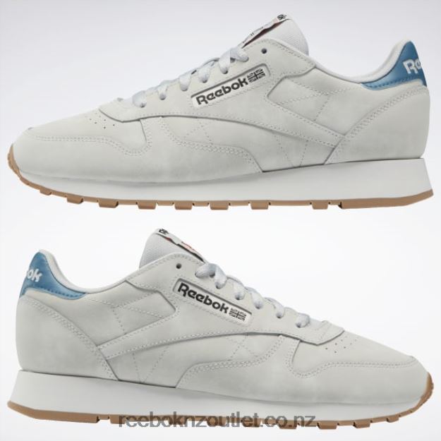 Pure Grey 2/Pure Grey 1/Steely Blue S23-R 2B4626135 Classic Leather Shoes Reebok